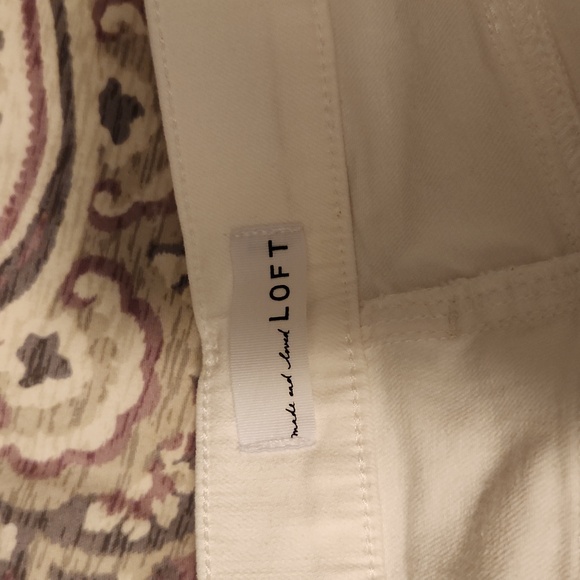 Loft Skinny White Jeans - Picture 5 of 7